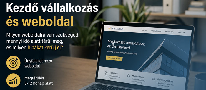 Milyen weboldalra van sz�ks�ge egy kezd� v�llalkoz�snak? Megt�r�l�s, k�lts�gek �s gyakori hib�k
