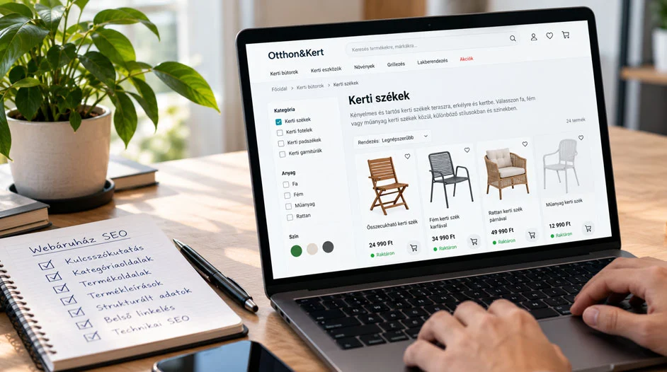 Webáruházak termék- és kategóriaoldalainak optimalizálása