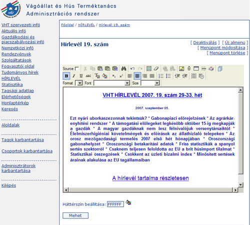 Tartalom menedzsment rendszer (CMS)